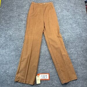 Blue Bell Pants Women 22WX29.5L Brown Straight Leg Dress Trousers Heritage